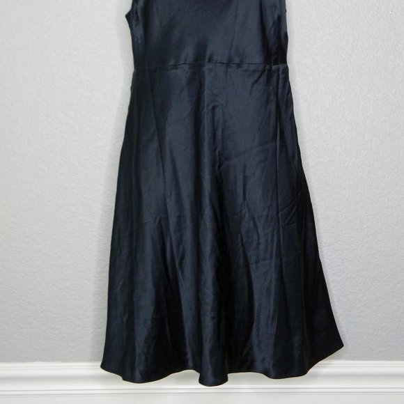 Banana Republic Black ALANA SILK MINI DRESS Sleeveless Size 0 NWT - Picture 5 of 13